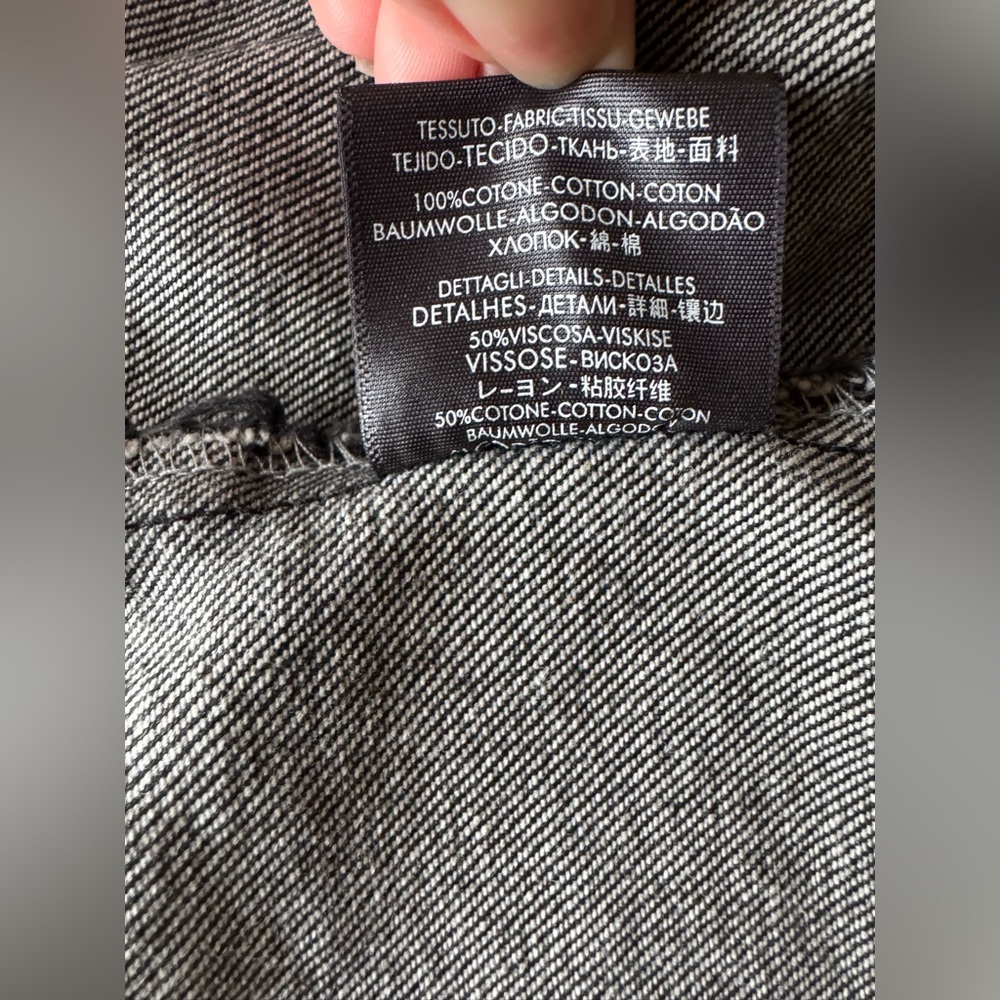 Balenciaga Charcoal Denim Jacket - Picture 9 of 13